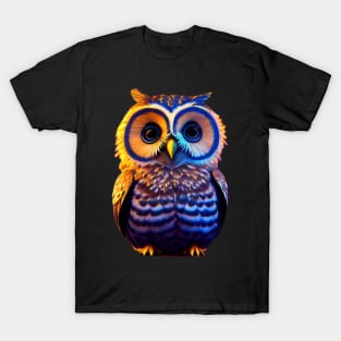 little owl at night T-Shirt